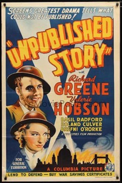 Unpublished Story (1942) poster