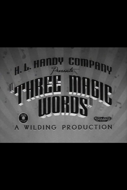 Three Magic Words (1939) poster