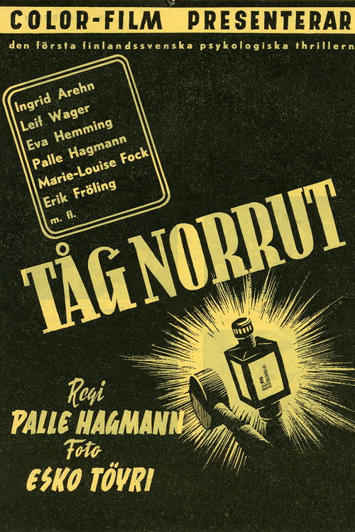 Tåg norrut (1952) poster
