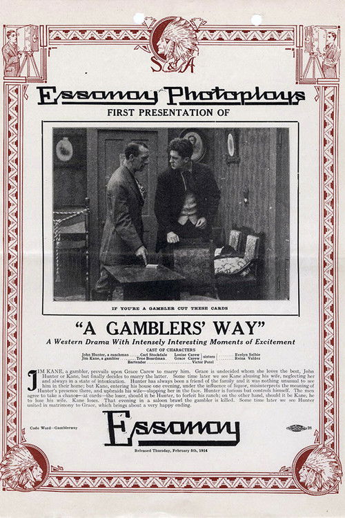 A Gamblers' Way (1914) poster