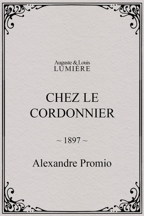 Chez le cordonnier (1897) poster