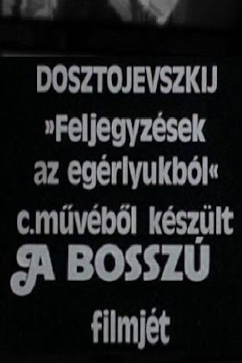 A bosszú (1977) poster