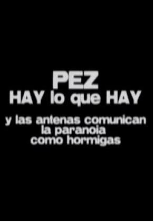 Hay lo que hay - Y las antenas comunican la paranoia como hormigas (2003) poster