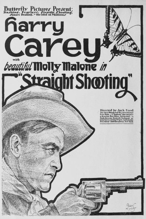 Straight Shooting (1917) poster
