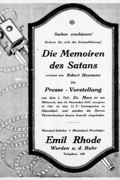 Die Memoiren des Satans. 1. Teil - Doktor Mors (1917) poster