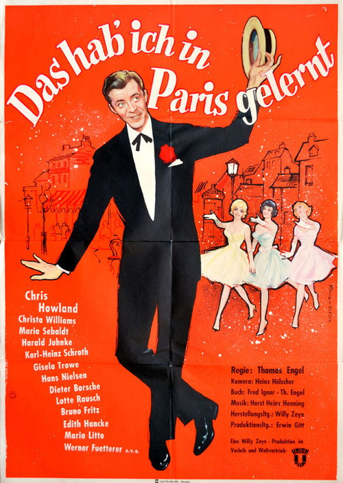 Das hab ich in Paris gelernt (1960) poster