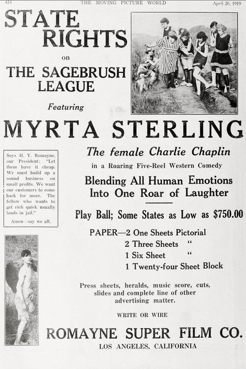 The Sage-Brush League (1919) poster