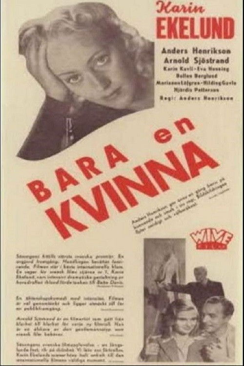 Bara en kvinna (1941) poster