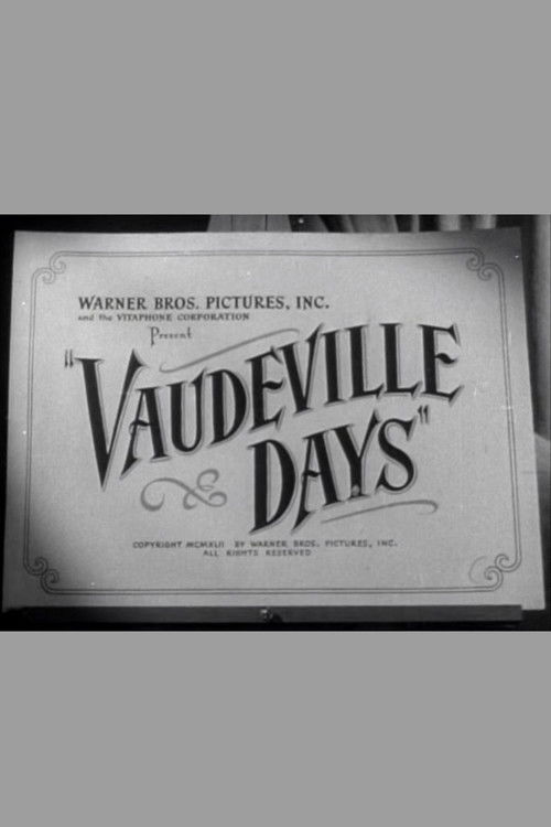 Vaudeville Days (1942) poster