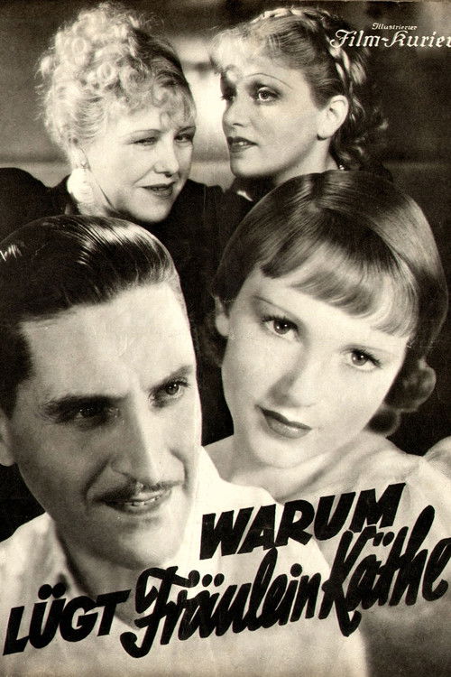 Warum lügt Fräulein Käthe? (1935) poster