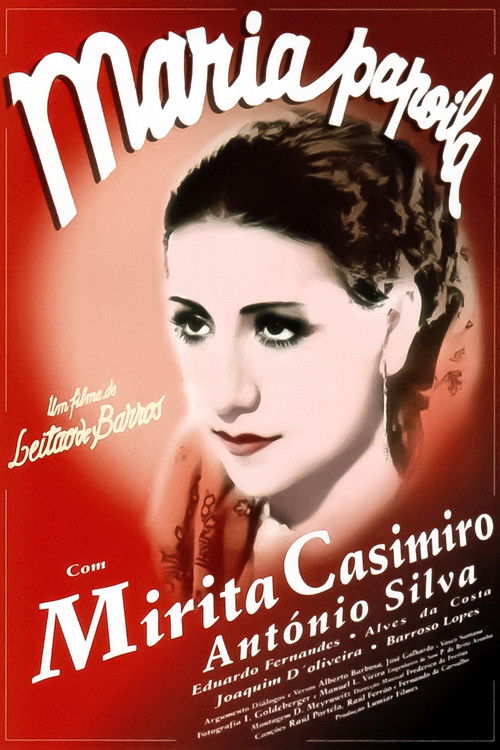 Maria Papoila (1937) poster