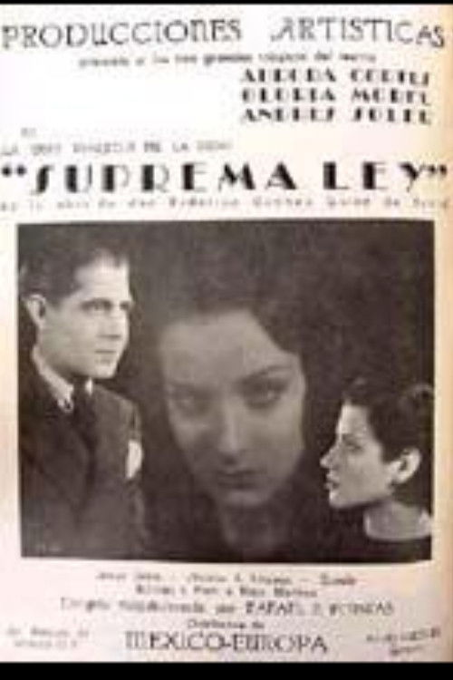 Suprema ley (1937) poster