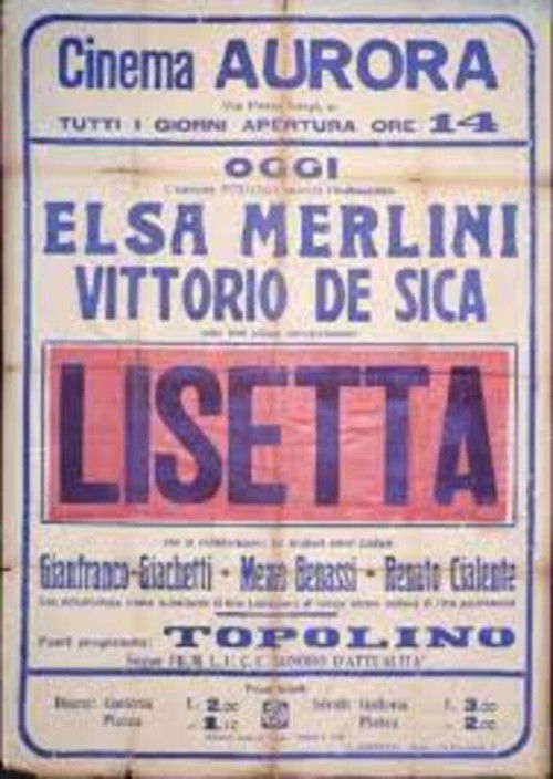 Lisetta (1933) poster