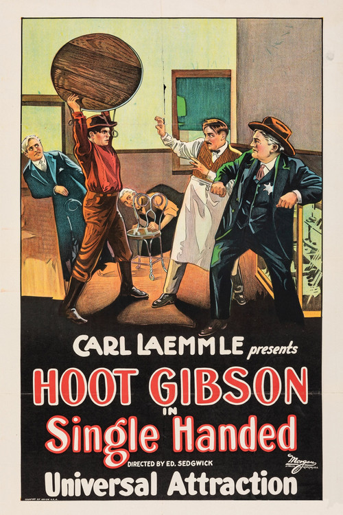 Single Handed (1923) poster
