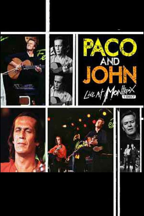 Paco De Lucía, John McLaughlin - Paco and John Live at Montreux 1987 (1987) poster