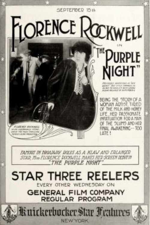 The Purple Night (1915) poster