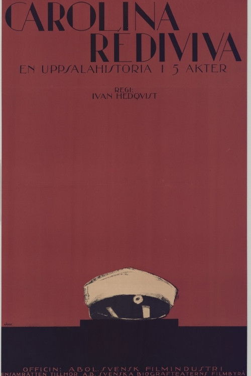 Carolina Rediviva (1920) poster