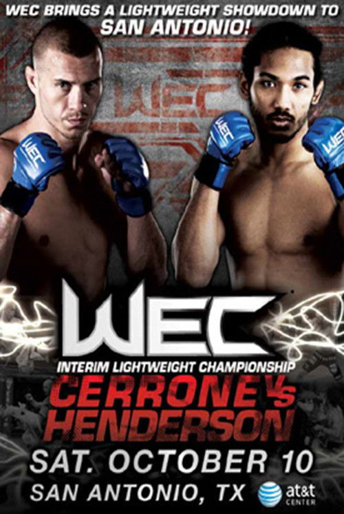 WEC 43: Cerrone vs. Henderson (2009) poster
