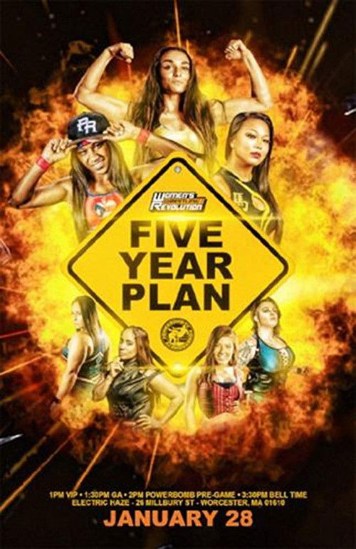 Women's Wrestling Revolution WWR Five Year Plan (2018) poster