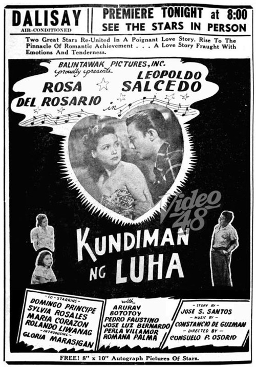 Kundiman Ng Luha (1950) poster