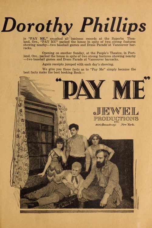 Pay Me! (1917) poster