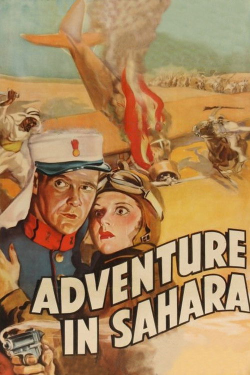 Adventure in Sahara (1938) poster