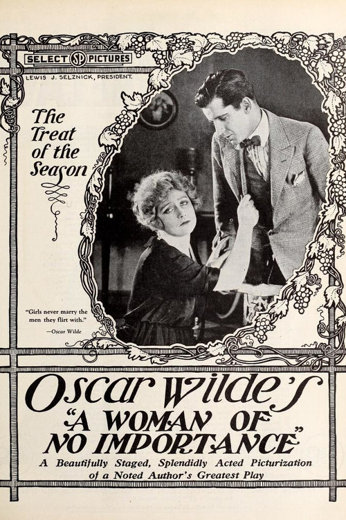 A Woman of No Importance (1921) poster