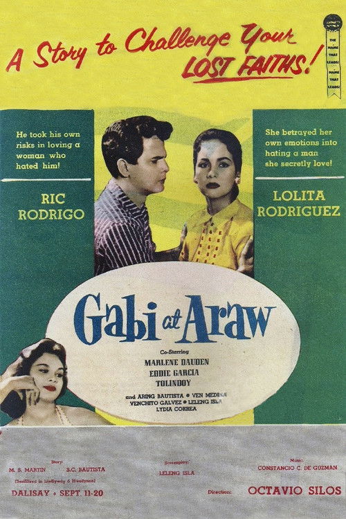 Gabi at Araw (1957) poster