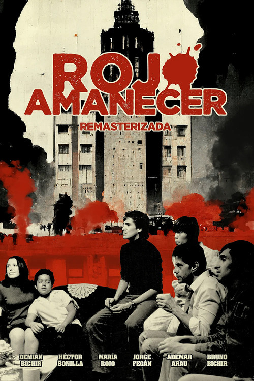 Rojo amanecer (1990) poster