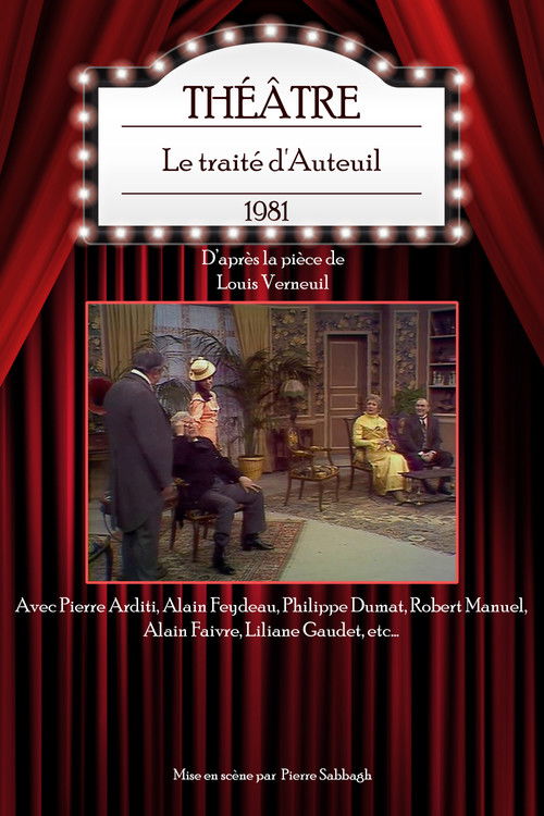 Le Traité d'Auteuil (1981) poster