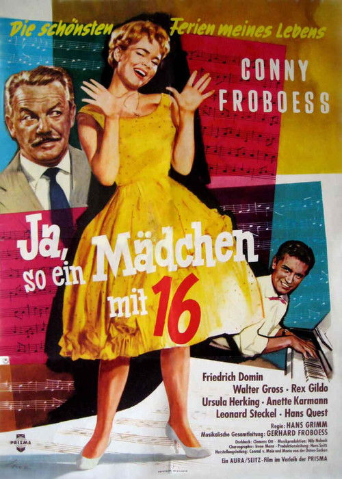 Ja, so ein Mädchen mit sechzehn (1959) poster
