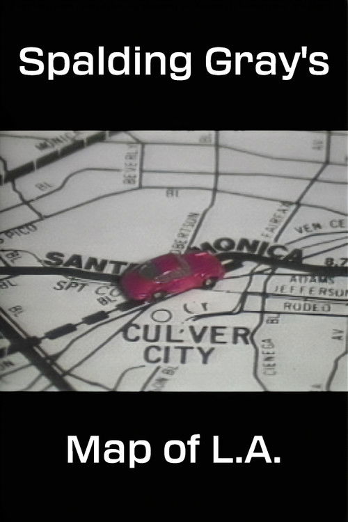 Spalding Gray's Map of L.A. (1984) poster