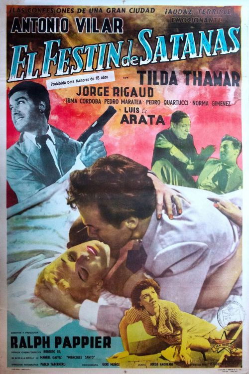 El festín de Satanás (1958) poster