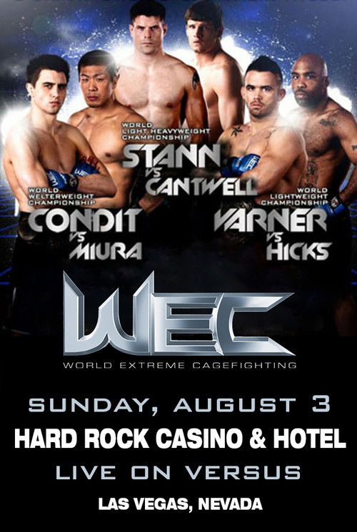 WEC 35: Condit vs. Miura (2008) poster
