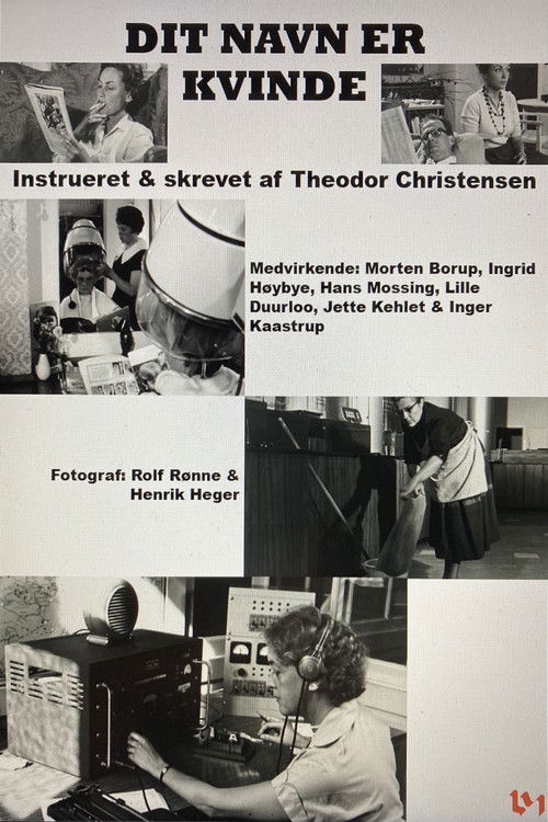 Dit navn er kvinde (1961) poster