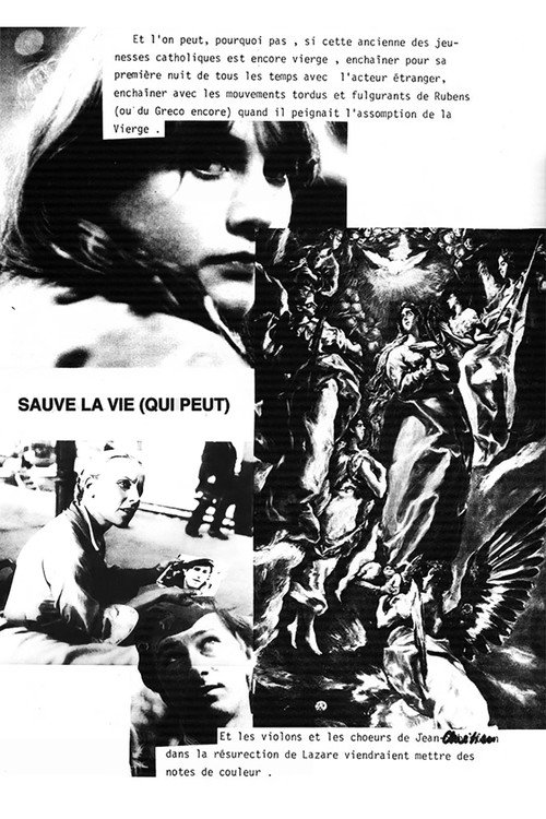 Sauve la vie (qui peut) (1981) poster