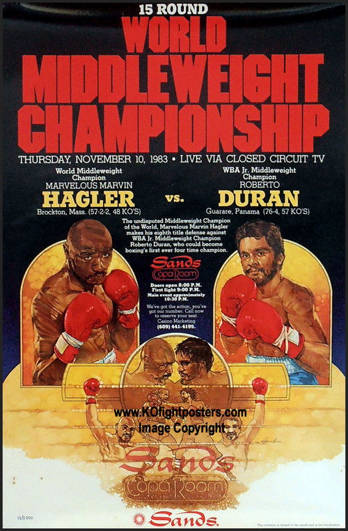 Marvin Hagler vs Roberto Duran (1983) poster