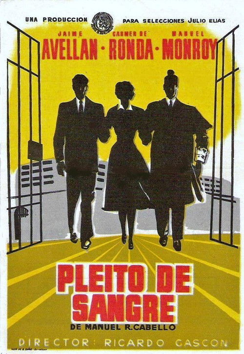 Pleito de sangre (1956) poster