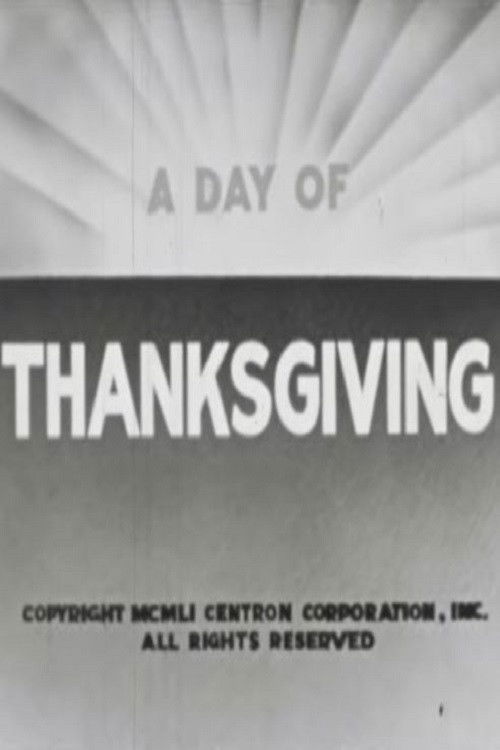 A Day Of Thanksgiving (1951) poster