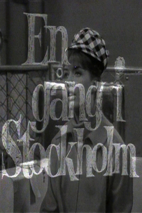 En gång i Stockholm (1963) poster