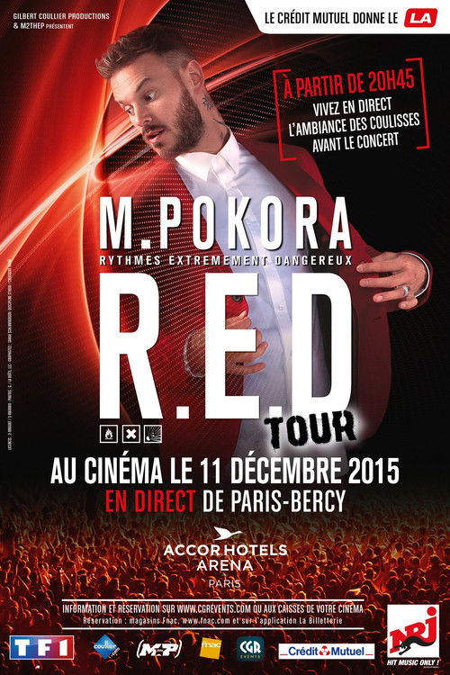 M Pokora -  Red Tour (2015) poster