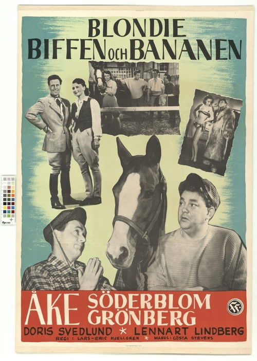 Blondie, Biffen och Bananen (1952) poster