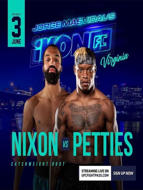 Jorge Masvidal's iKON FC 3: Nixon vs. Petties (2022) poster