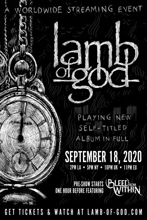 Lamb of God - Self Titled Live Stream (2020) poster