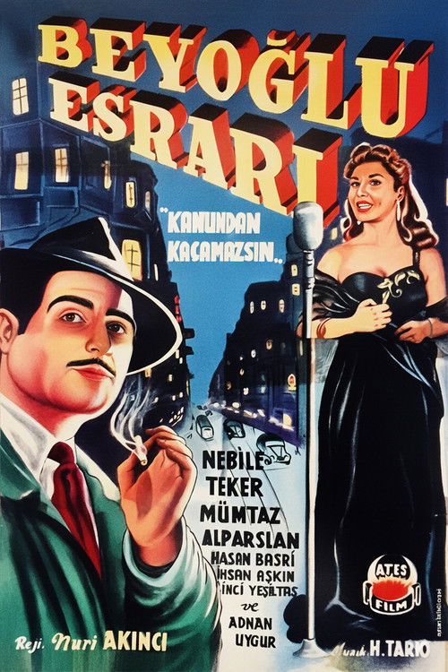 Beyoğlu Esrarı (1952) poster