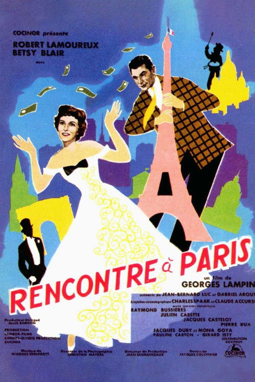 Rencontre à Paris (1956) poster