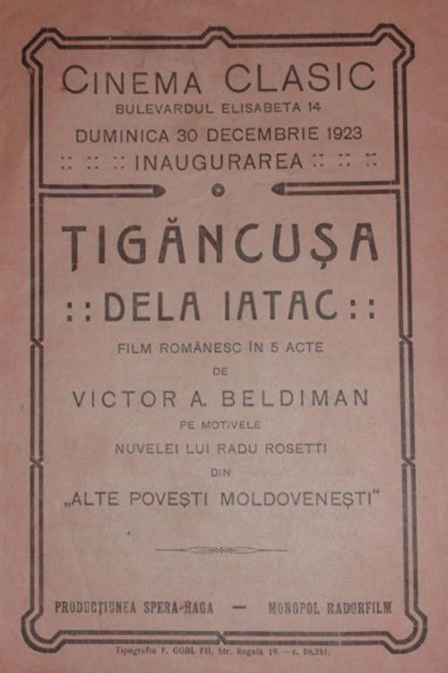 Tigancusa de la iatac (1923) poster