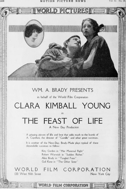 The Feast of Life (1916) poster