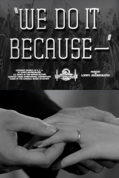 We Do It Because (1942) poster