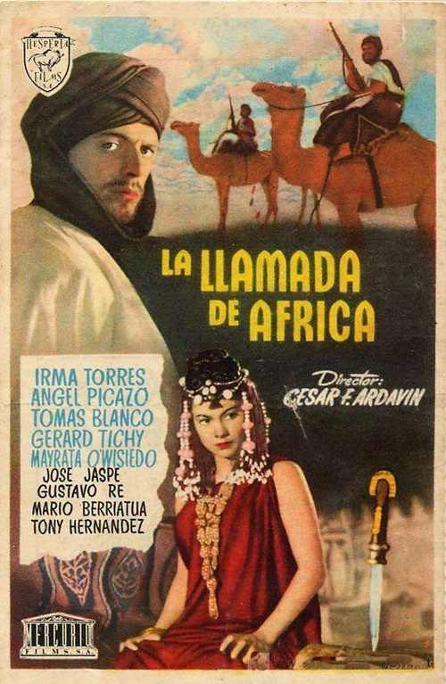 La llamada de África (1952) poster